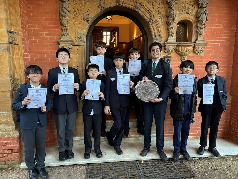 First chess trophy of the season